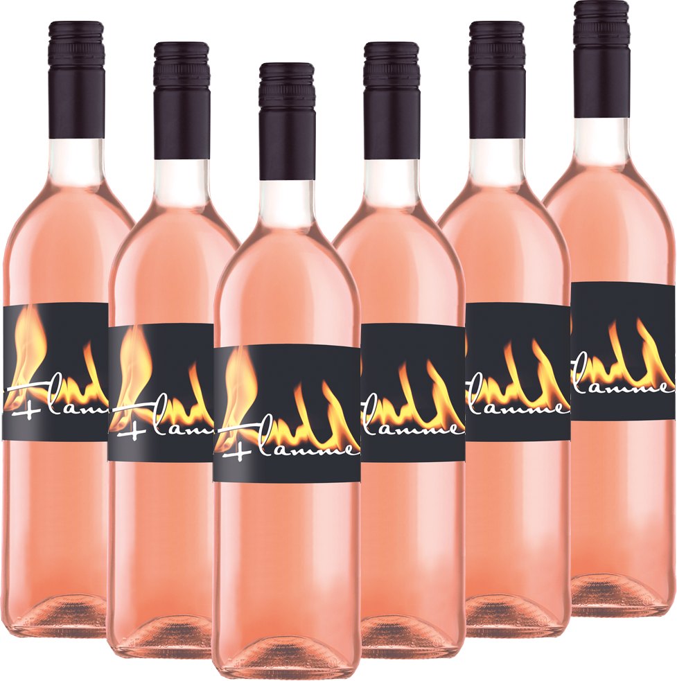 GLÜ Bottwartaler Winzer Flamme Winzerglühwein rosé 0,75L 6er Karton