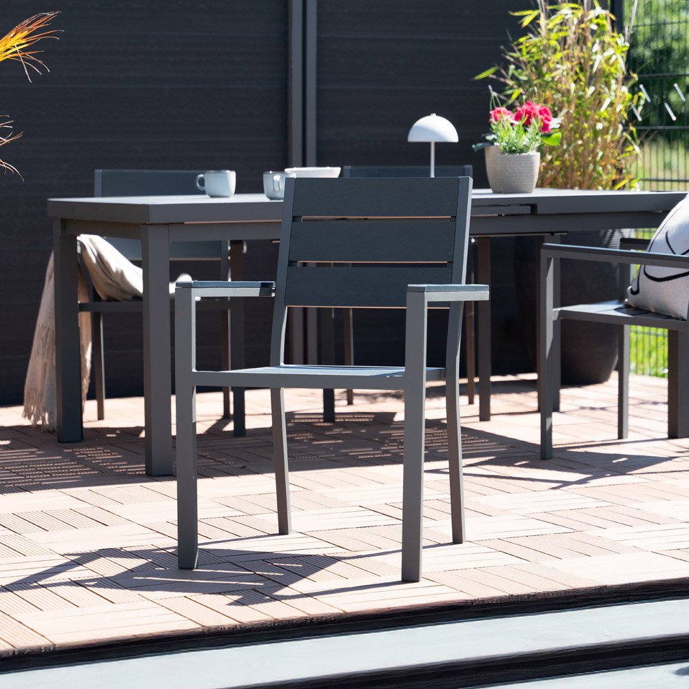 HOME DELUXE Gartenstuhl MADERA - 7 Stühle