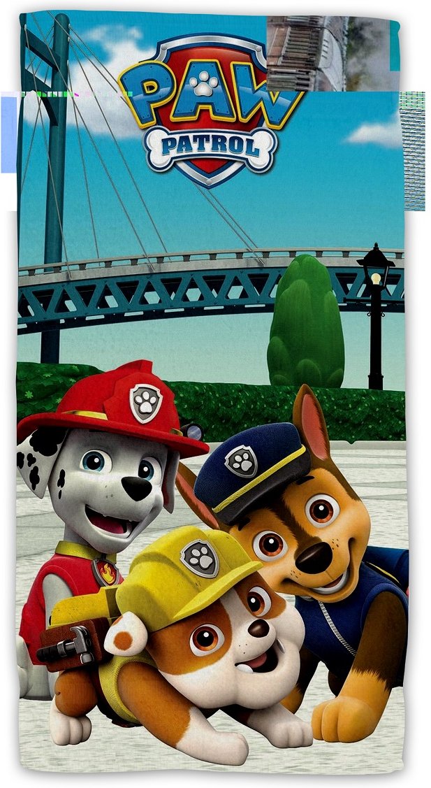 Paw Patrol Strandtuch 70x140 cm – Frottee aus Baumwolle