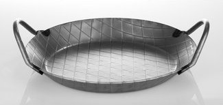 Eisenpfanne mit Seitengriffen, ø 24 cm