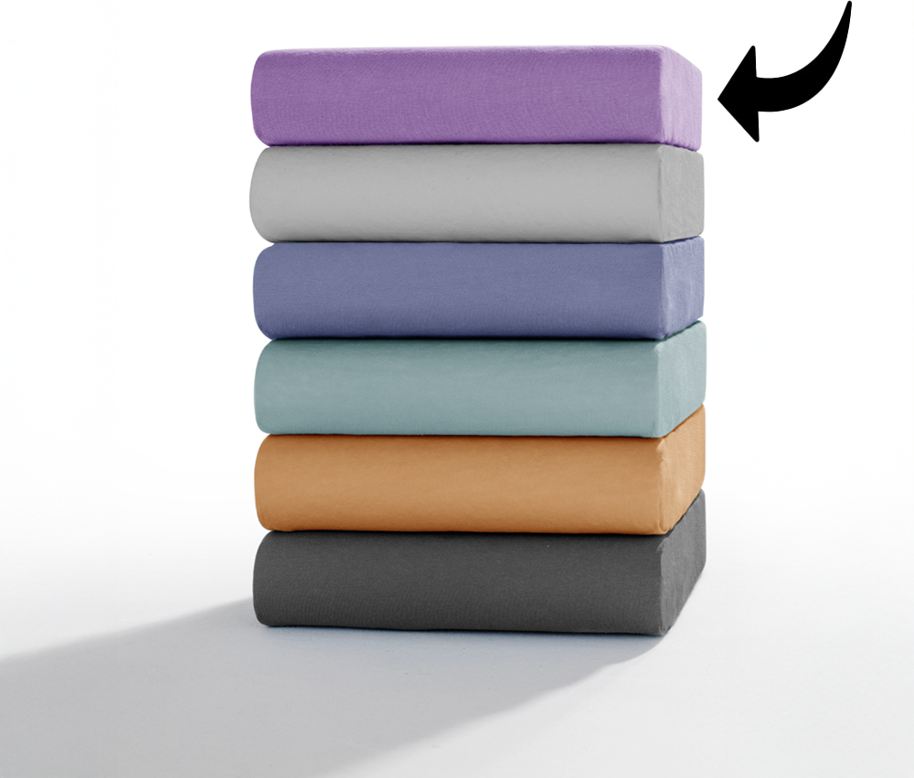 Dreamtex Mako-Feinjersey-Spannbettuch - ca. 90 - 100 x 200 cm