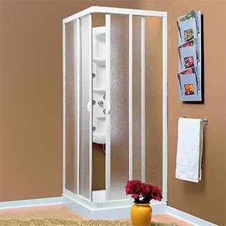 Eckduschkabine "Vela" 90 x 90 x 190 cm