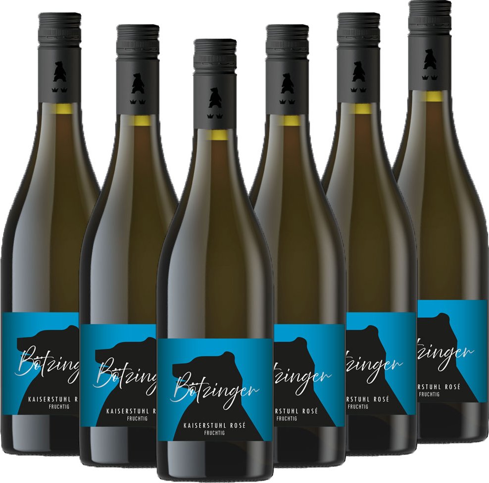 Der Bötzinger - Edition fruchtig Rosé Qualitätswein lieblich - 6er Karton