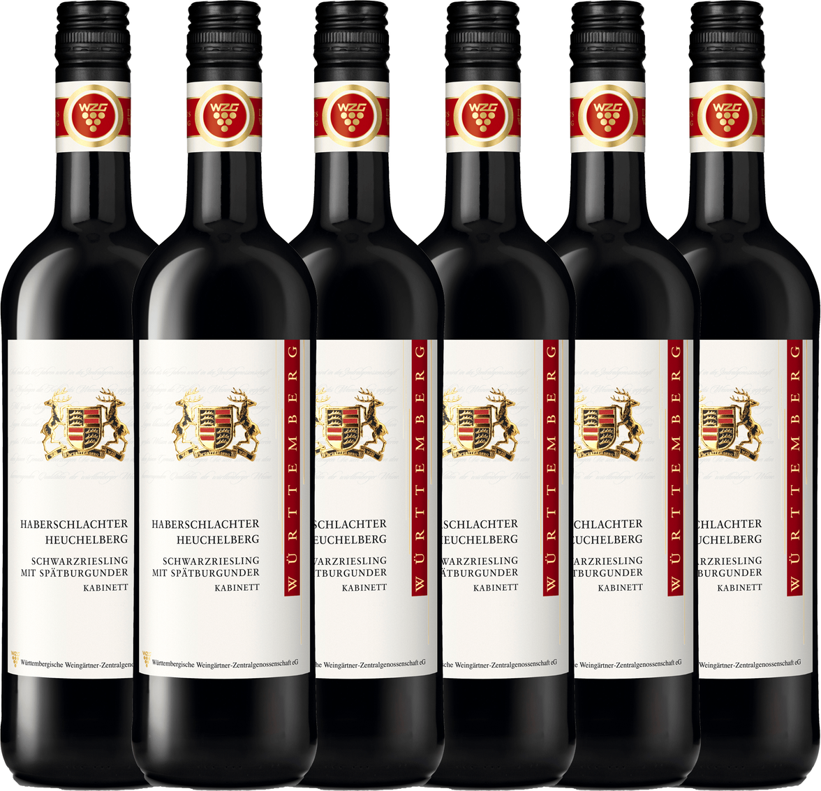 Haberschlachter Heuchelberg Schwarzriesling mit Spätburgunder Kabinett 0,75L 6er Karton