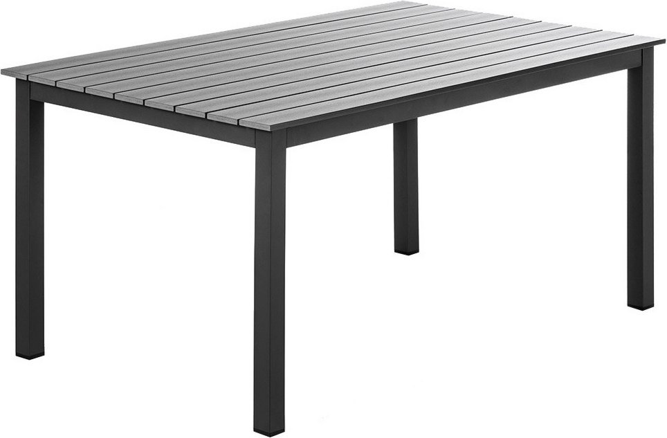 Alu-Gartentisch "Genua", Grau-Anthrazit SE