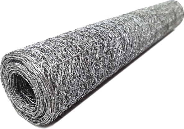 Drahtgitter verzinkt, HEXAGONAL, ca. 5 x 0,5 m