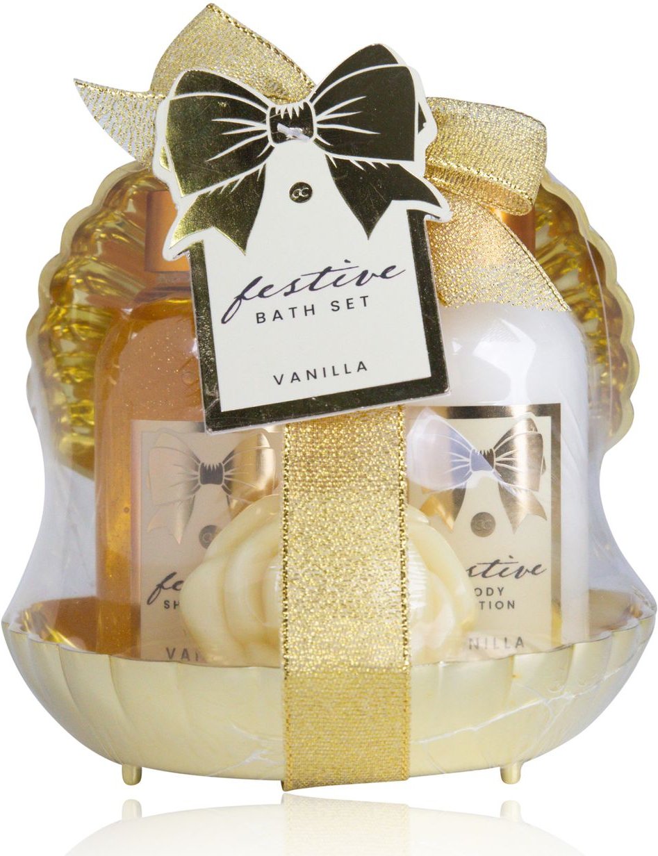 Badeset FESTIVE in glänzender Muscheldose