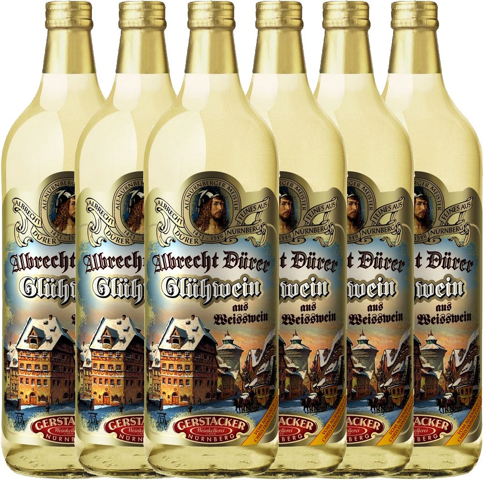 Thumbnail - Albrecht Dürer Glühwein aus Weißwein 1l - 6er Karton