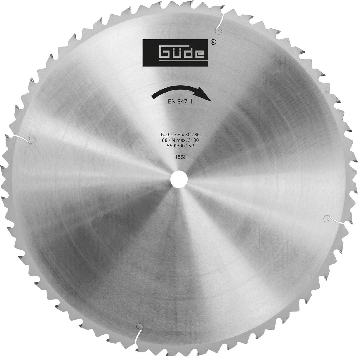 Güde Brennholzsägeblatt HM 600x30x36Z