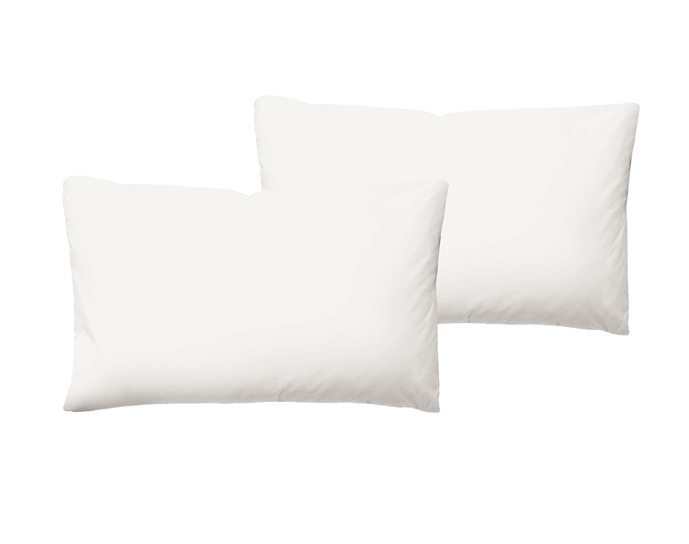 Mikrofaser Seersucker Kissenbezüge - 2er-Set, je ca. 40x80 cm