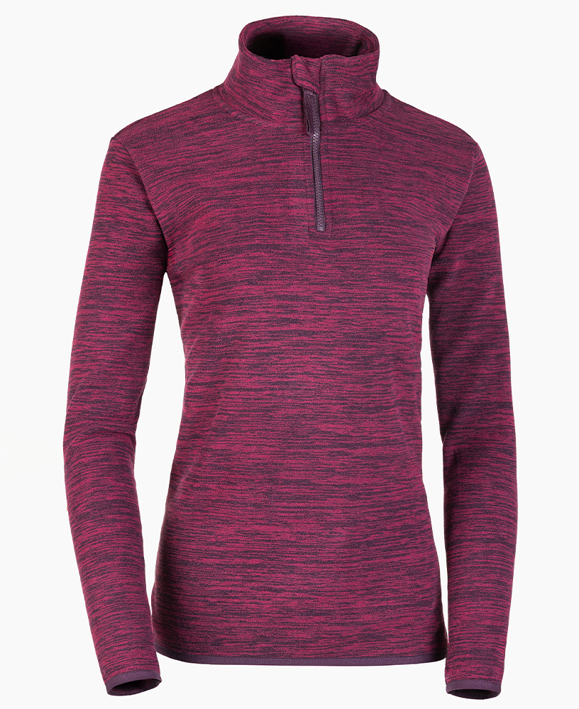 Mikrofleece-Troyer "Space Dyed" für Damen