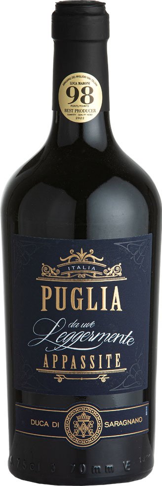 Puglia Rosso IGT da uve Leggermente