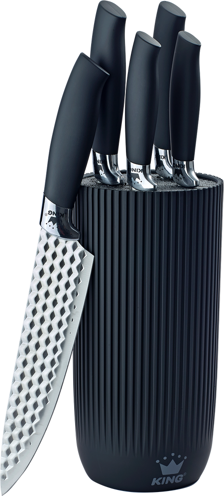 Thumbnail - 6tlg. Küchenmesserset CONIC inkl. Messerblock