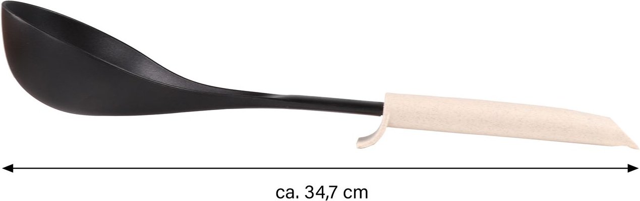 Küchenhelfer-Set, 6-tlg., mit praktischer Stütze und Griffen mit Stroh