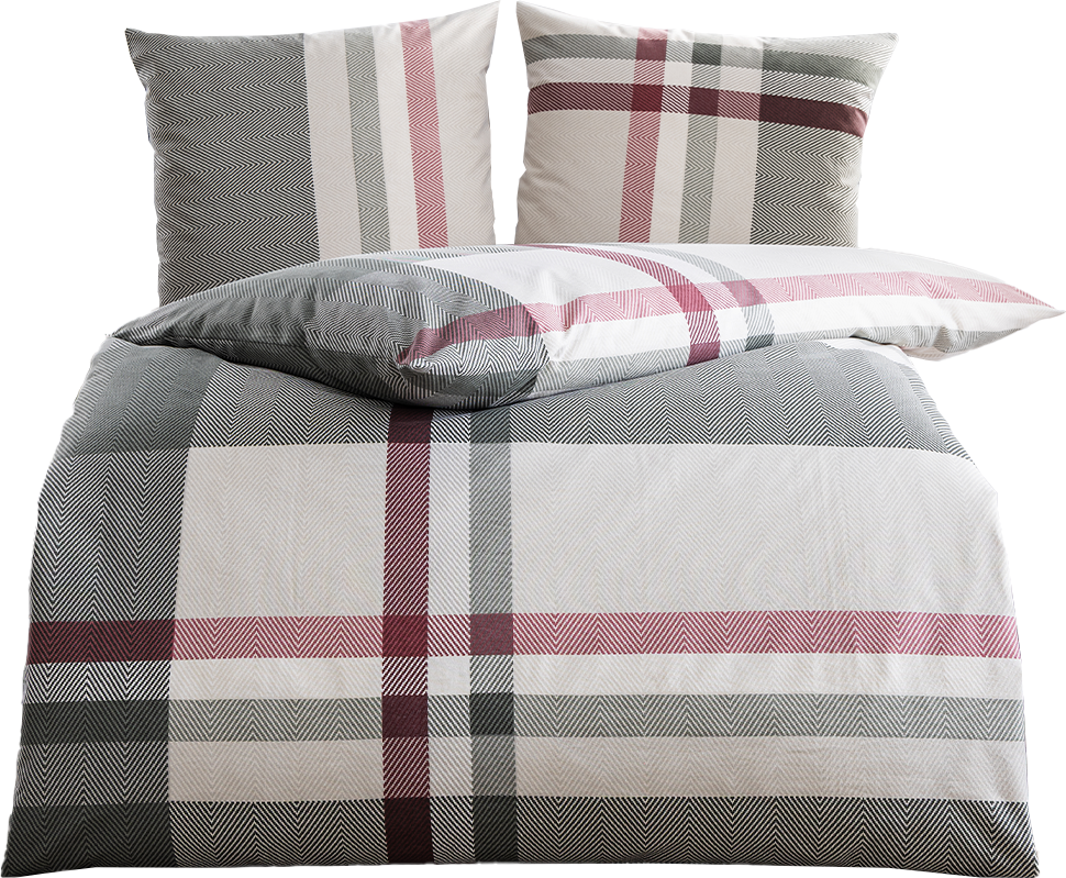 Feinbiber-Bettwäsche, ca. 135 x 200 cm