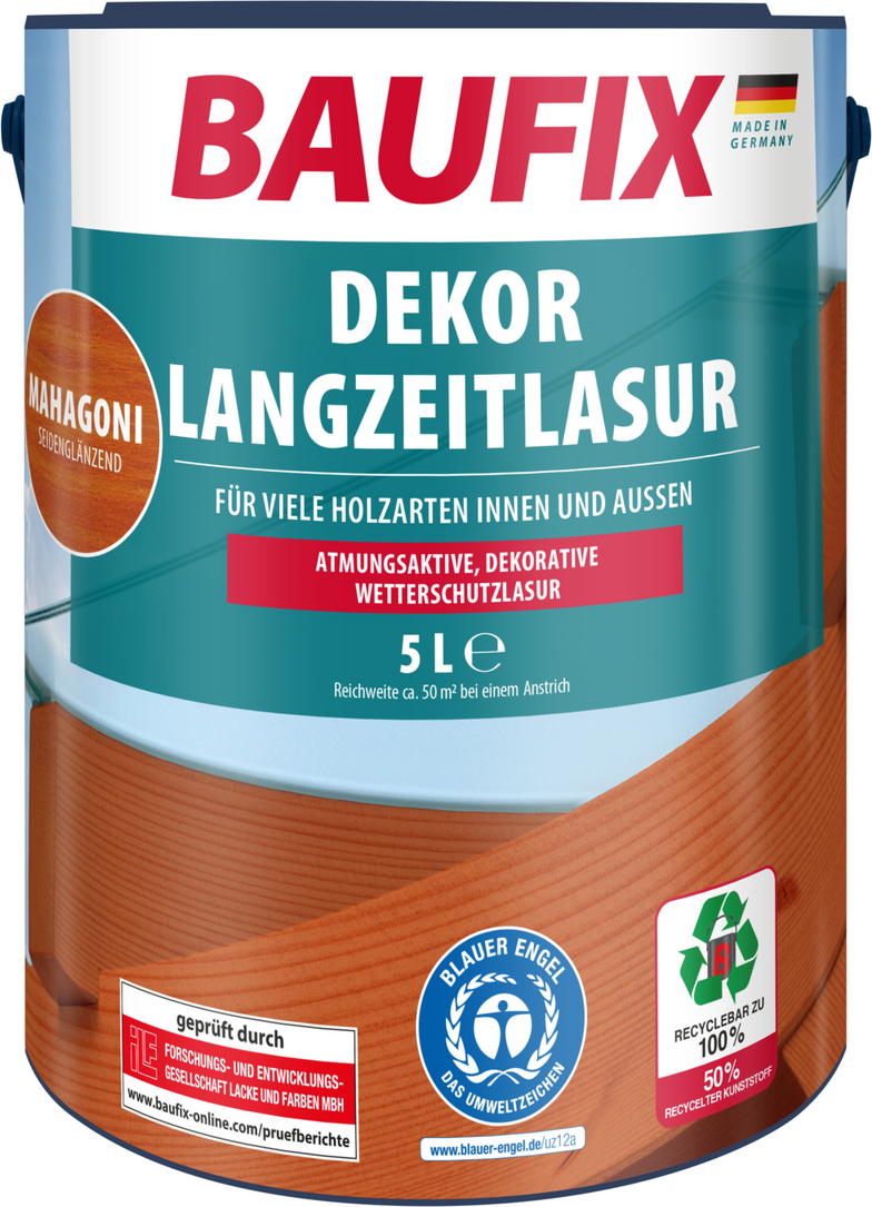 Dekor-Langzeitlasur mahagoni
