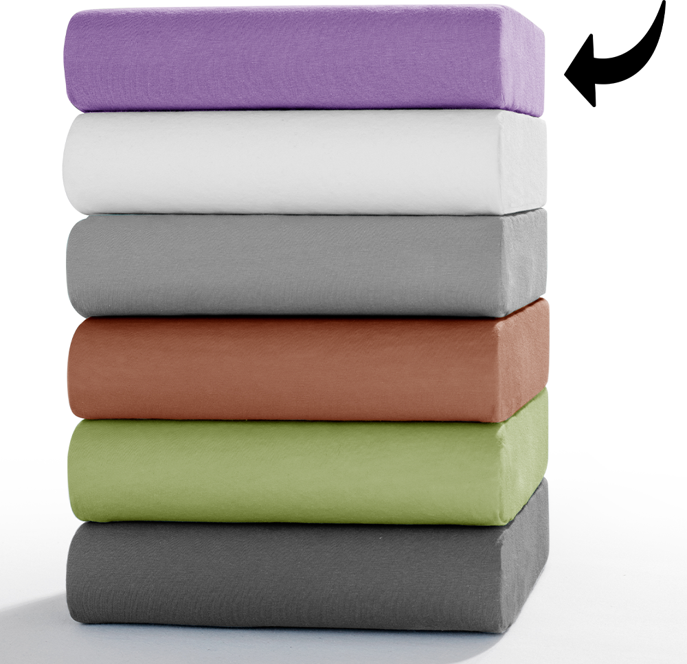 Jersey-Spannbetttuch - ca. 140 - 160 x 200 cm