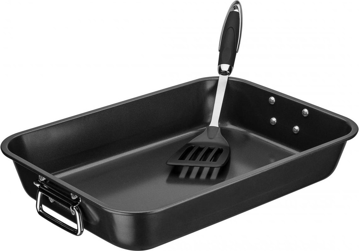 Brat- und Auflaufform 40 x 28,5cm mit Pfannenwender