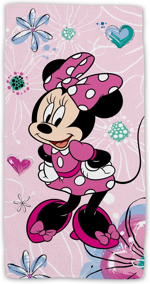 Thumbnail - Disney Minnie Mouse Strandtuch – Frottee Badetuch 70x140 cm