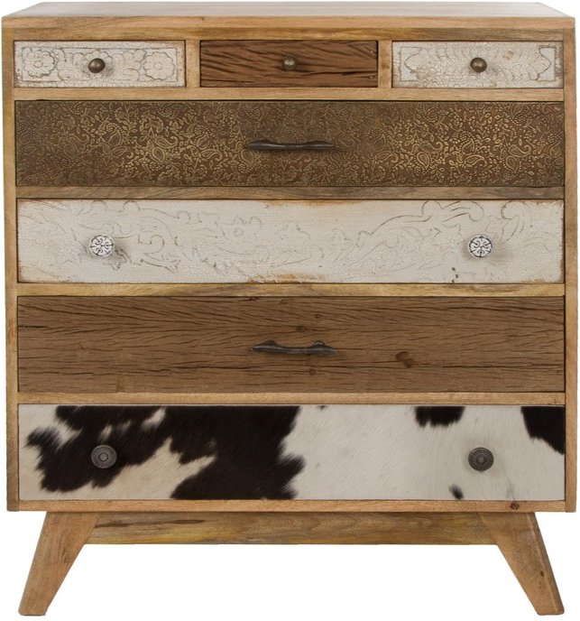 Thumbnail - My Flair Kommode mit Felloptik, mehrfarbig