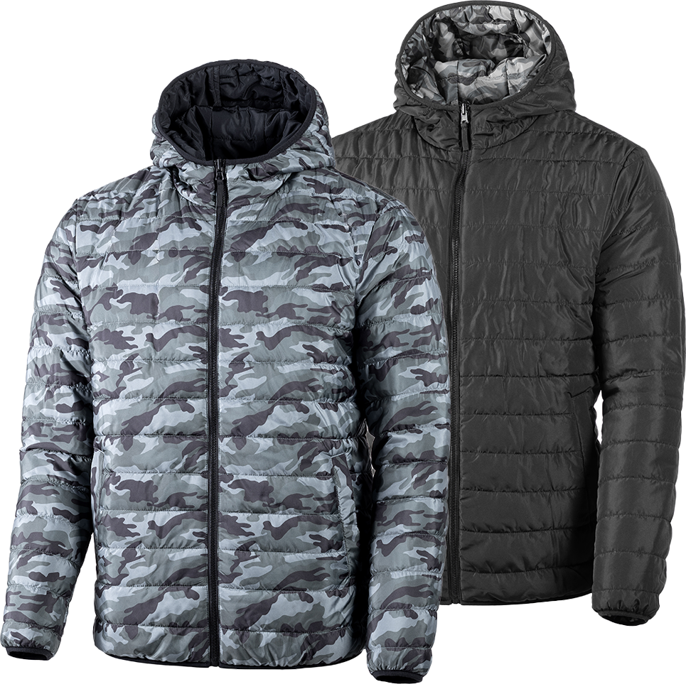 Thermo-Wende-Steppjacke für Herren