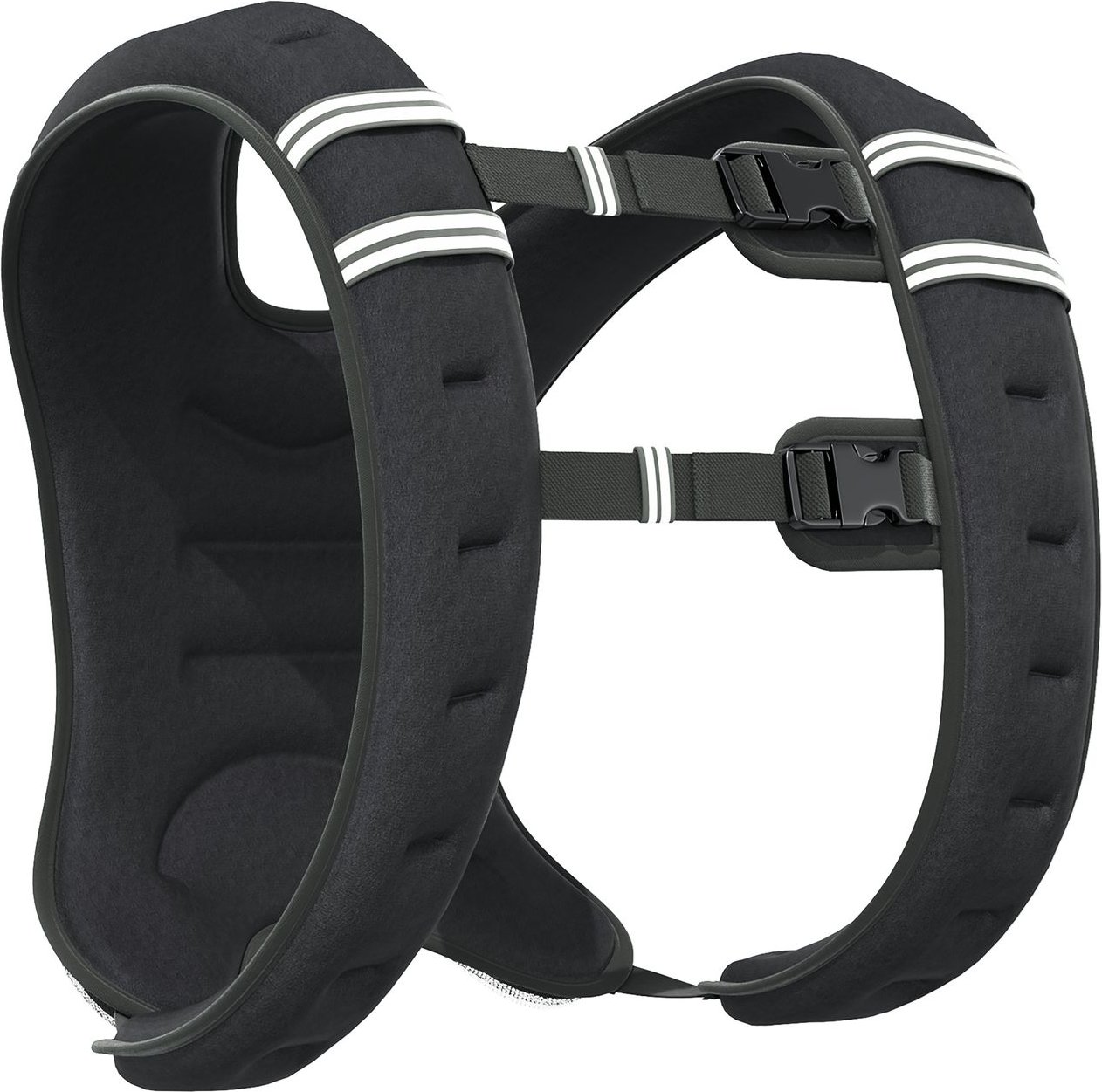 Gewichtsweste Weight Vest 10 kg verstellbar für Gewicht Tranning Krafttrainning Mann/Frau Oxford-Gewebe Metallsand Schwa...