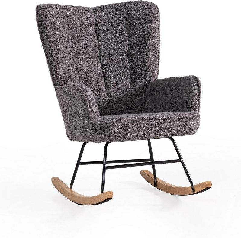 Schaukelstuhl aus Polyester, ca. 71 x 92 x 101 cm