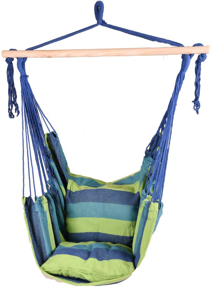 Hängesessel TOBAGO blau/ grün