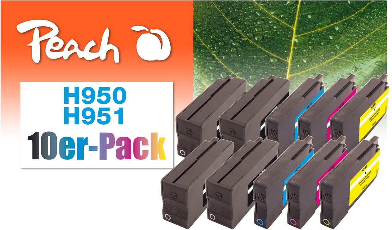 10er-Pack Tintenpatronen ersetzt HP No. 950, No. 951