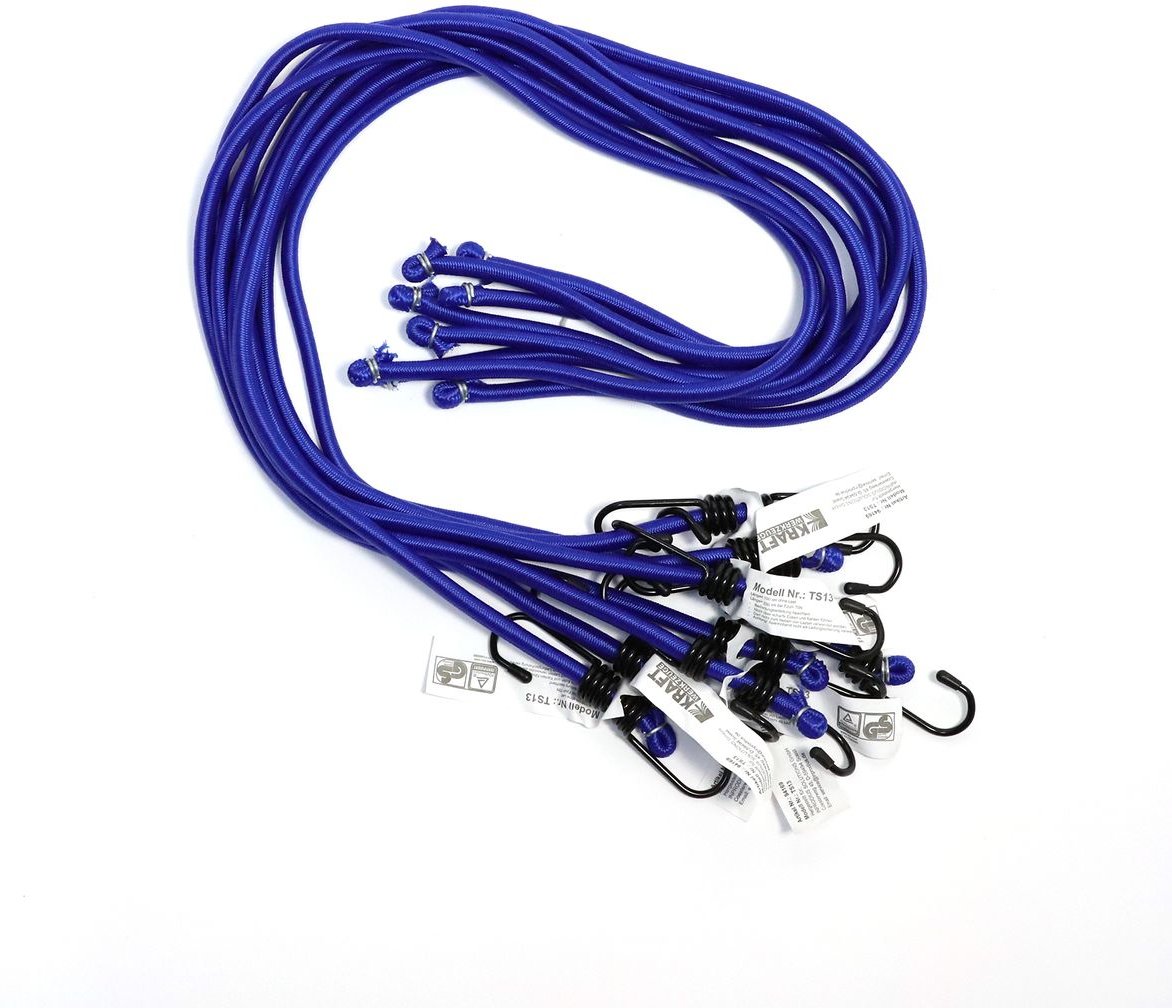 Gepäckgurte mit Haken - 8er-Set