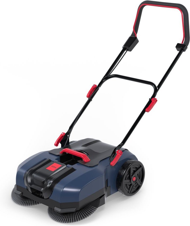 Güde Akku Kehrmaschine GKM 18-0 inklusive Ladegerät & Akkupack Starter-Kit Set