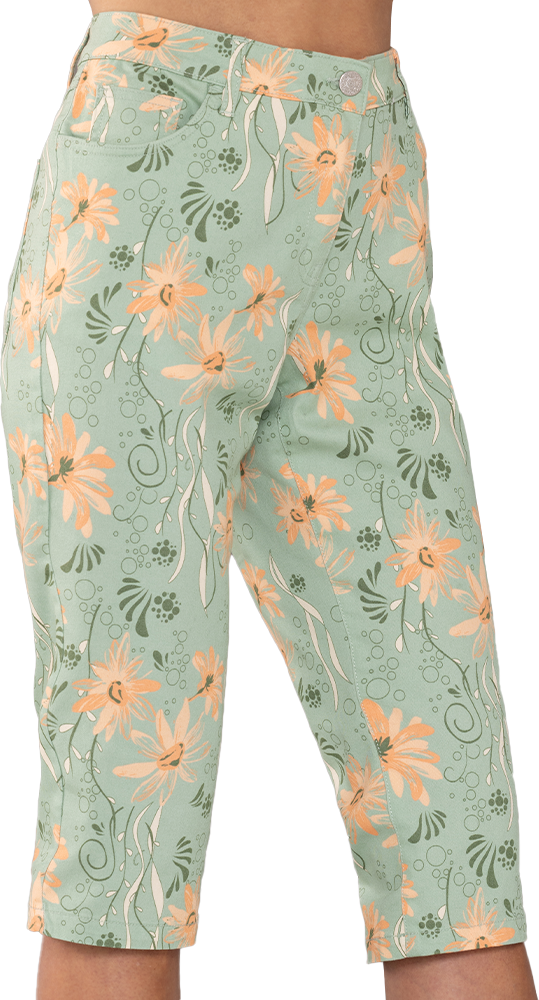 Capri-Twill-Hose für Damen