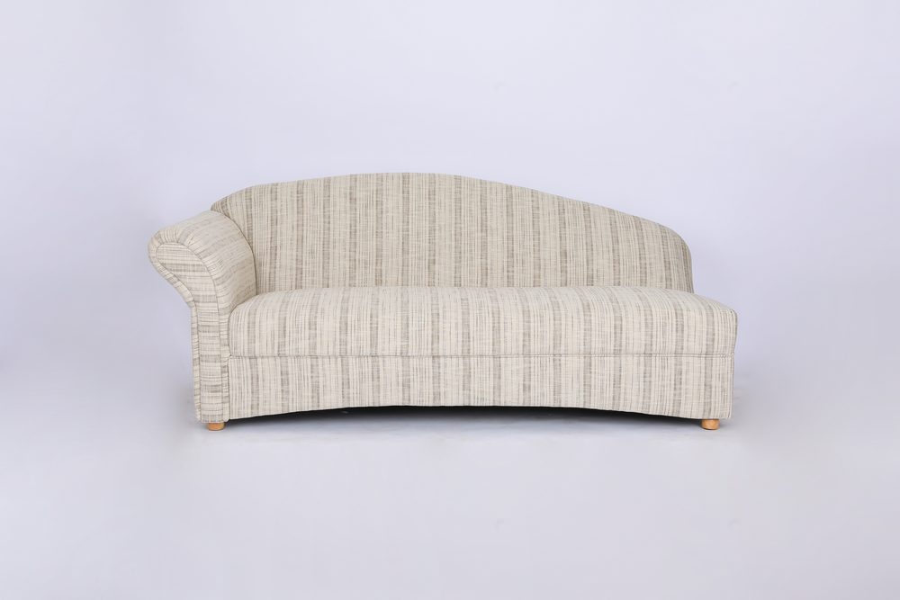 3-Sitzer Sofa Loretta mit linker Armlehne, ca. 193 x 83 x 85 cm - Grau