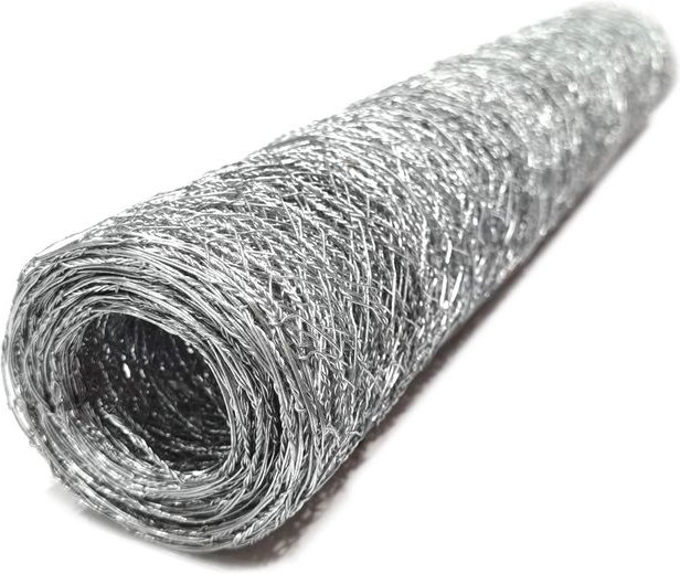 Drahtgitter verzinkt, HEXAGONAL, ca. 5 x 0,5 m