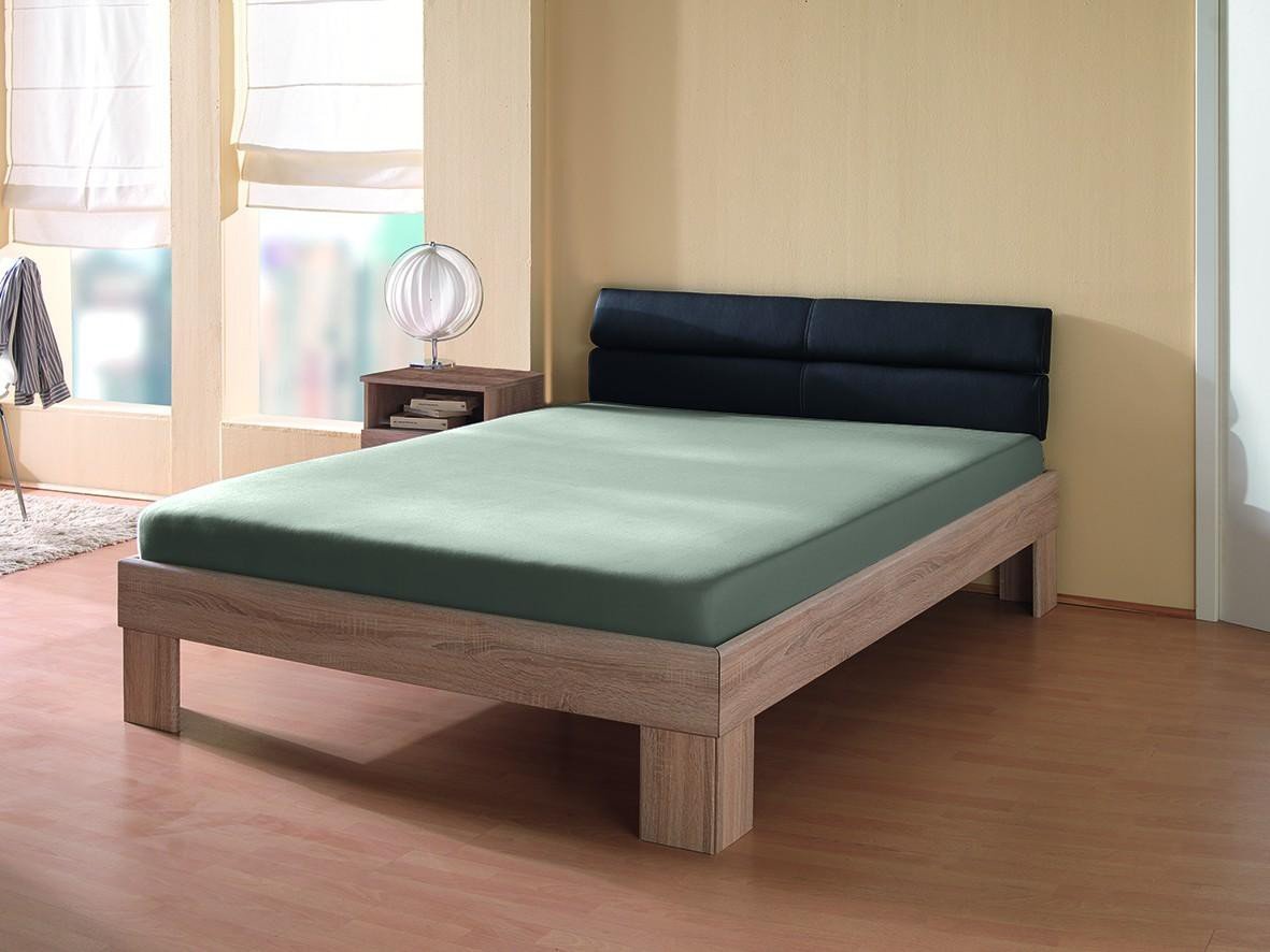 Jersey Spannbetttuch 180-200x200 cm, Farbe silber