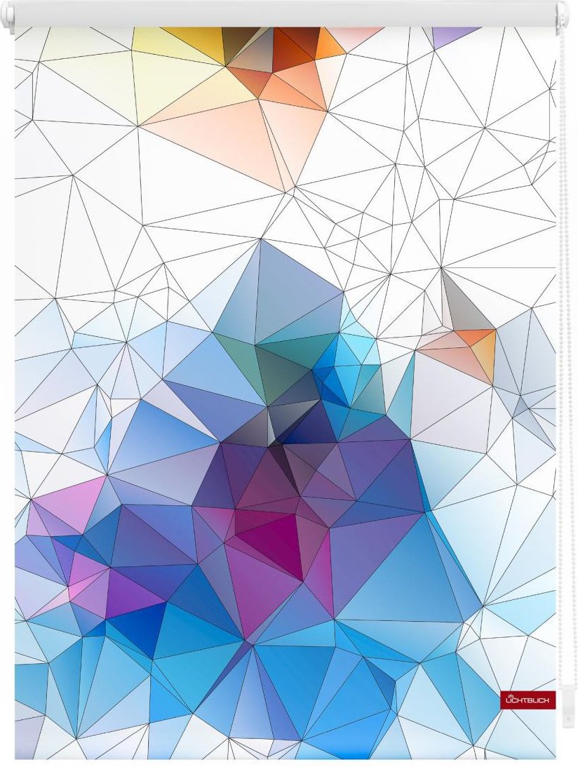 Rollo Klemmfix, ohne Bohren, blickdicht, Grafik - Bunt, 60 x 150 cm (B x L)