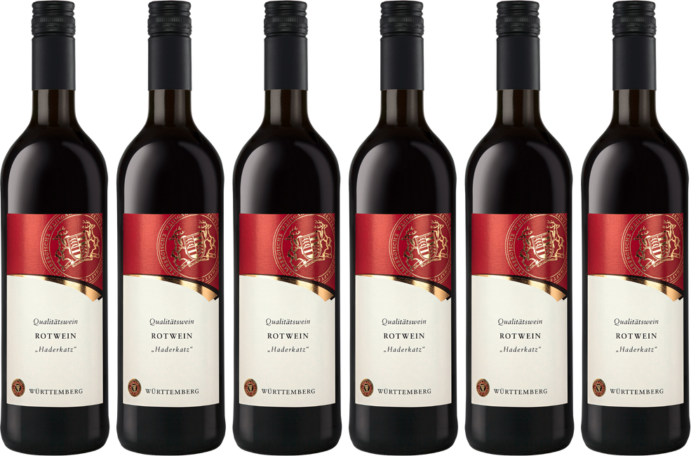 Württemberger Haderkatz Rotweincuvée Qualitätswein 0,75L 6er Karton
