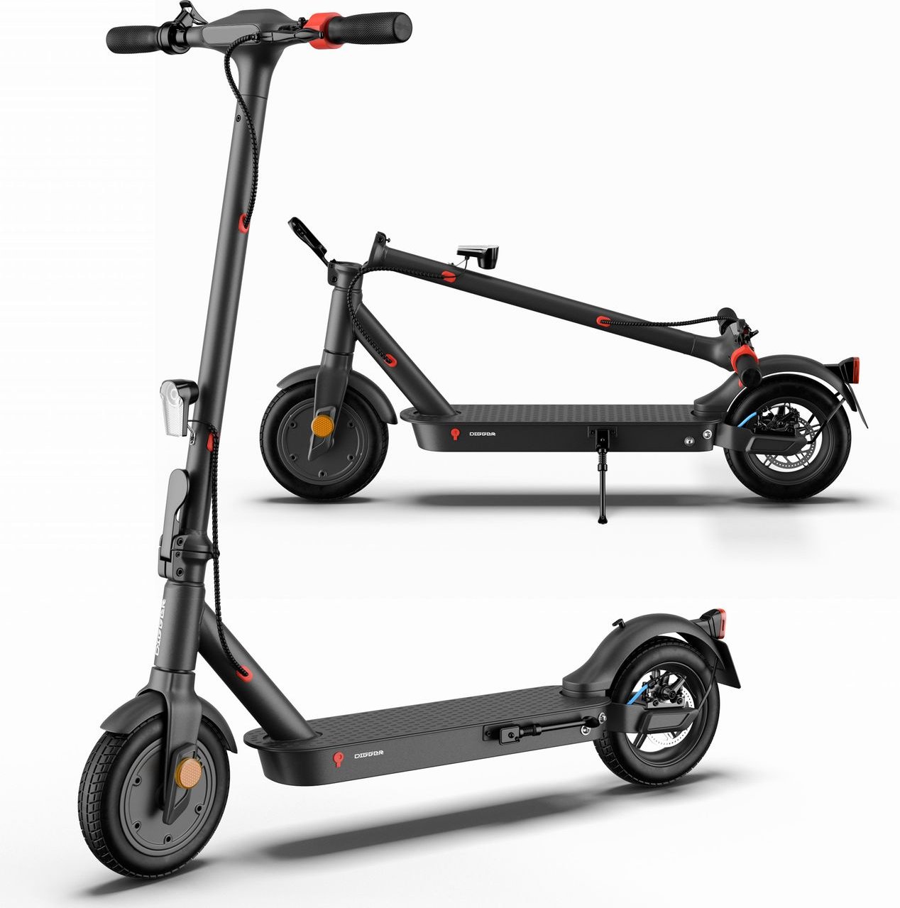 DIGGER jubelt ES3 E-Scooter 350 W