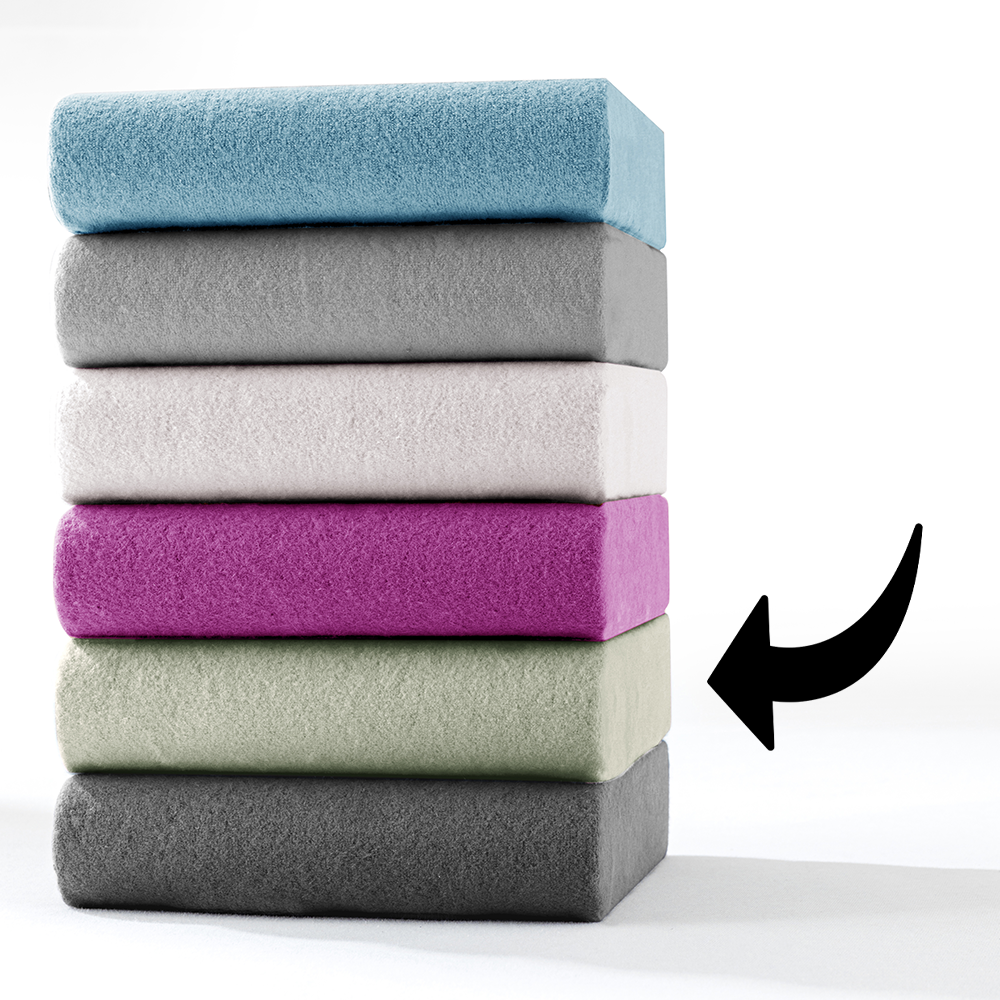 Teddy-Flausch-Spannbetttuch - ca. 90 - 100 x 200 cm