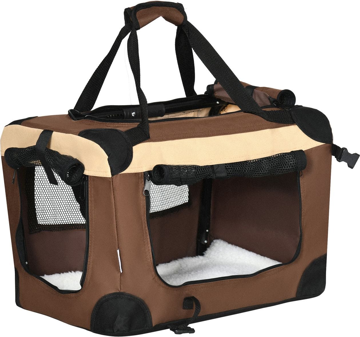 Hundebox faltbar Hundetransportbox Hundetasche 50,5 x 33,5 x 35 cm