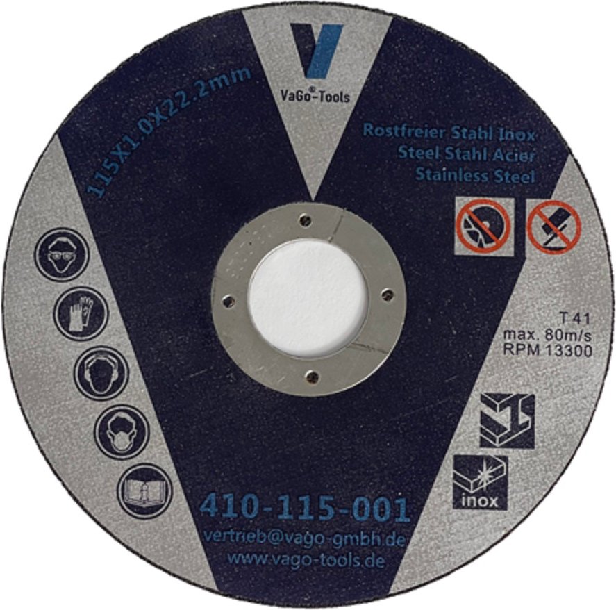 Trennscheiben Flexscheiben 115mmx1mm Edelstahl Metall Stahl 20 Stück