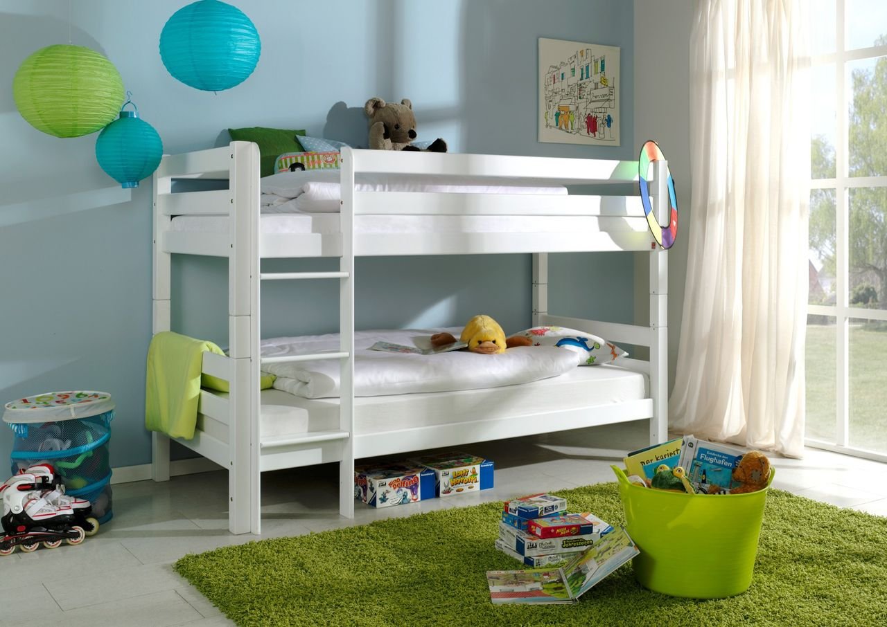 Thumbnail - Etagenbett BENI weiß lackiert