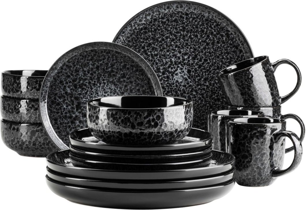 Kombiset 16 tlg. SCHWARZ