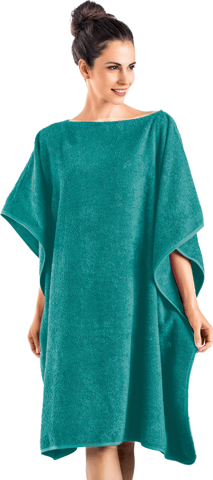 XL-Badetuch-Poncho 2 in 1