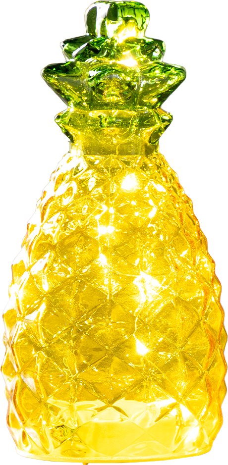 LED-Glas-Frucht - Ananas