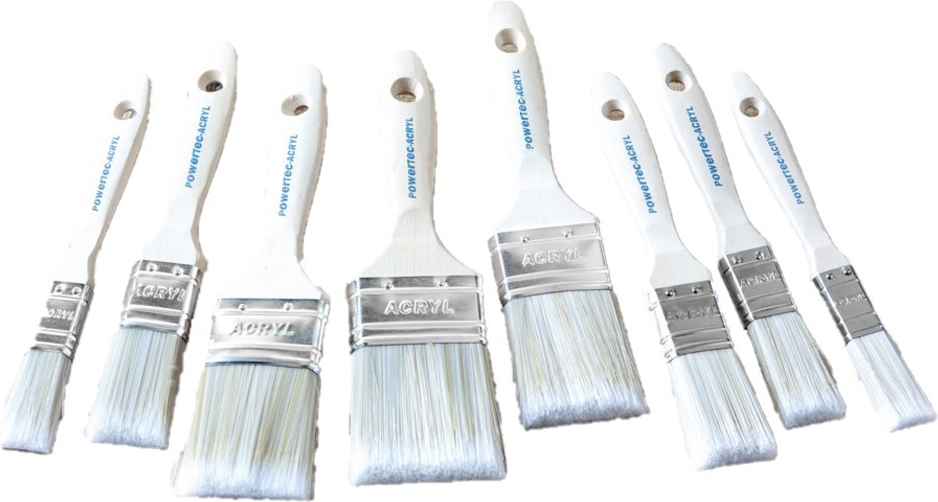 Holz- Profi Pinsel XXL-Acrylpinselset "PRO", 8tlg. Blau