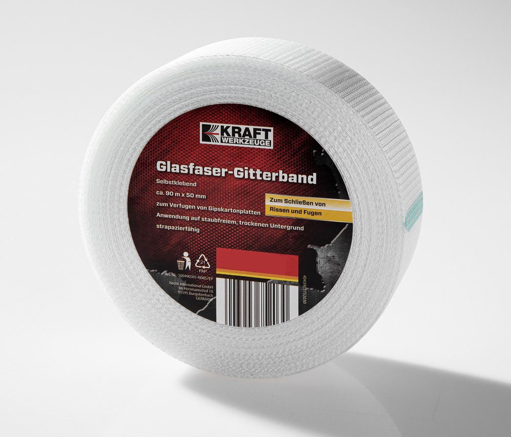 Trockenbau Glasfaser Gitterband
