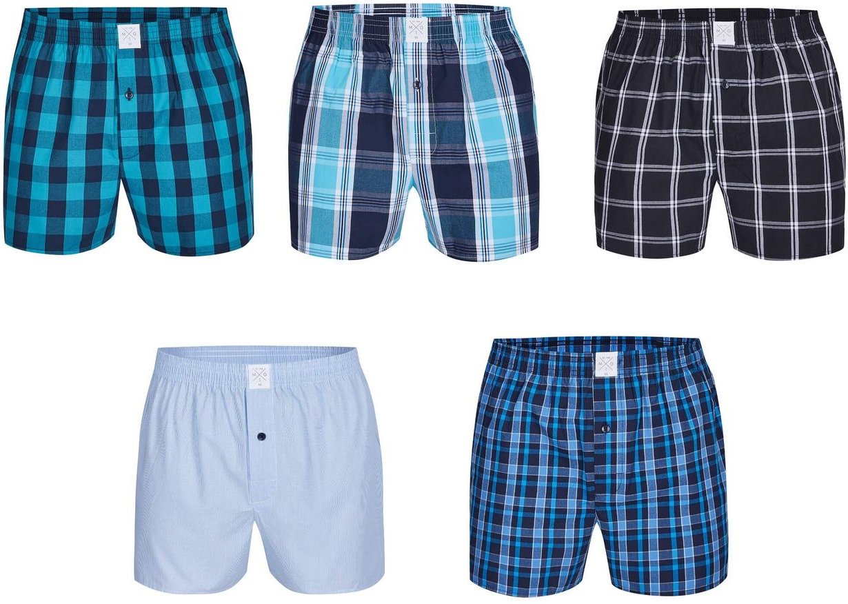 MG-1 Boxershorts MG-43-622-00 Größe M 5er Pack Herren Unterhosen Baumwolle