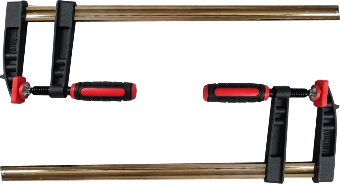 Thumbnail - 2x Profi Schraubzwinge 800x120 Zwinge Leimzwinge Klemmzwinge Temperguß