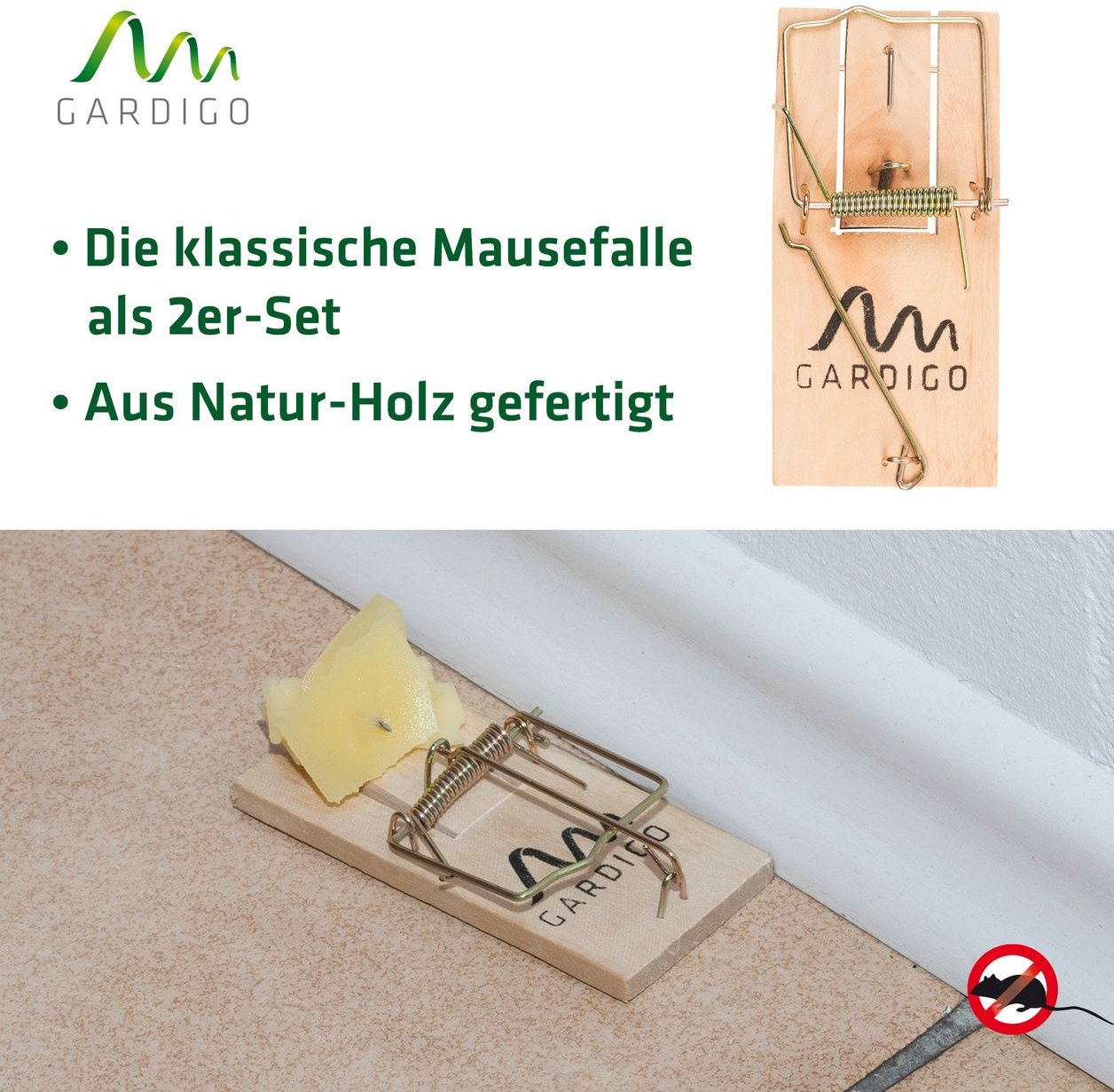 Holzmausefalle 2er Set